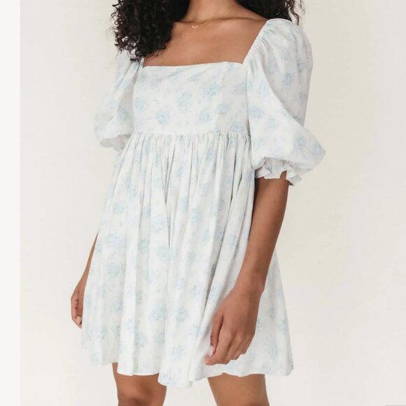 Elizabeth Floral Babydoll Dress (The POST) - Picture 2 of 3